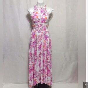 ABEL THE LABEL Azalea Tropical Vacation Dress NEW sz M